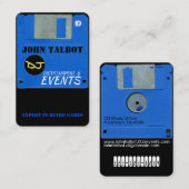 Aangepaste Retro-game diskette 3 Visitekaartjes (Voorkant / Achterkant)