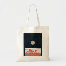 Aangepaste Retro Gaming diskette 3-inch CPC 6128 B Tote Bag