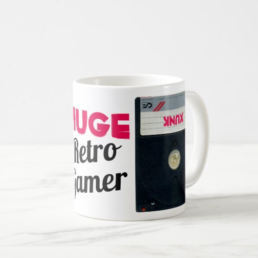 Aangepaste Retro Gaming Floppy Disk 3 inch CPC 612 Koffiemok (Voorkant rechts)