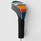 Aangepaste retro golfheadcover (Schuin)