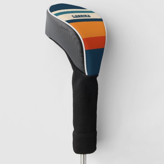 Aangepaste retro golfheadcover (Schuin)