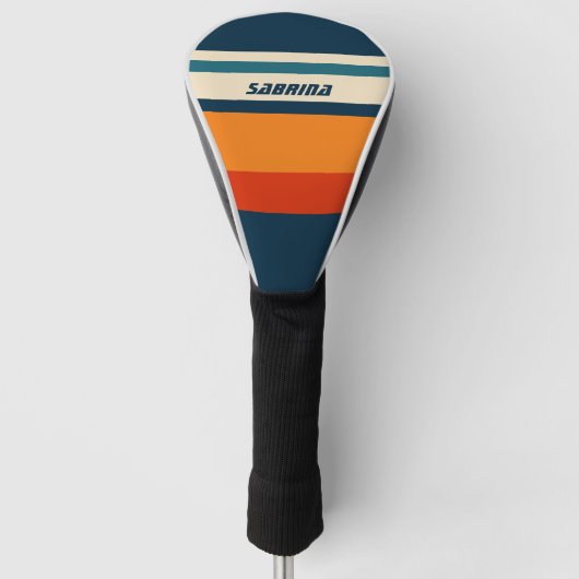 Aangepaste retro golfheadcover (Voorkant)