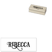 Aangepaste  retro klassieke handtekeningnaam rubberstempel (Gestempeld)