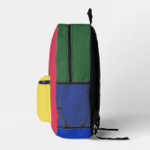 Aangepaste Retro Kleurblok Initiaal Rugzak (Rechts)