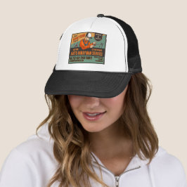Aangepaste Retro Klusjesman Service Promo Trucker Pet
