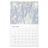 Aangepaste retro marmeren kunst kalender (Mar 2027)