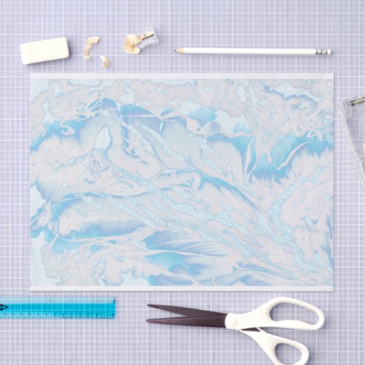 Aangepaste retro marmeren kunst ontwerp tissuepapier (Craft)