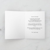 Aangepaste Retro Midden-Eeuwse Kerstmis Feestdagen Kaart (Binnen)