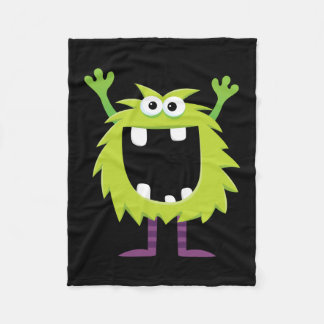 Aangepaste Retro Monster Fleece Deken