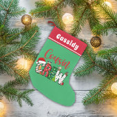 Aangepaste Retro Neef Crew Kerstmis Kleine Kerstsok