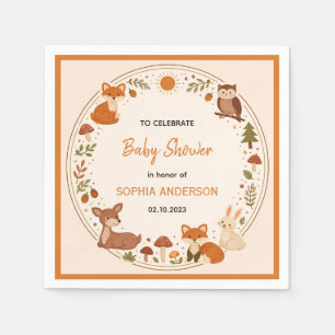 Aangepaste Retro Neon 80’er Verjaardag – Leuke Vol Servet