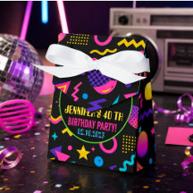 Aangepaste Retro Neon 80's Verjaardag – Leuk voor 