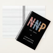 Aangepaste Retro NNP Neonatale Verpleegkundige Notitieboek (Binnen)