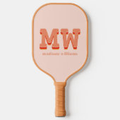 Aangepaste Retro Pickleball Paddle (Voorkant)