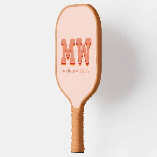 Aangepaste Retro Pickleball Paddle (Links)