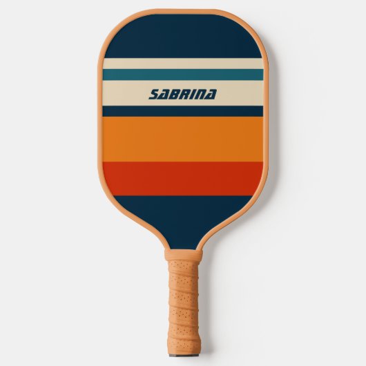 Aangepaste retro pickleball paddle (Voorkant)