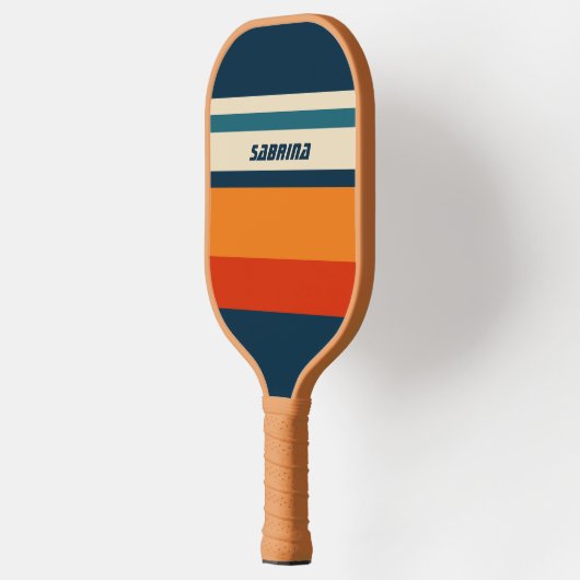 Aangepaste retro pickleball paddle (Links)