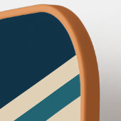 Aangepaste retro pickleball paddle (Links Detail)