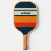 Aangepaste retro pickleball paddle (Achterkant)