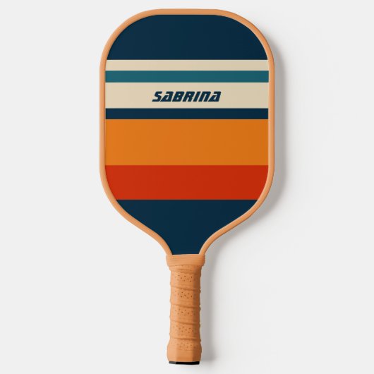 Aangepaste retro pickleball paddle (Achterkant)