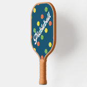 Aangepaste Retro Pickleball Paddle (Links)