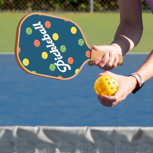 Aangepaste Retro Pickleball Paddle (Insitu)