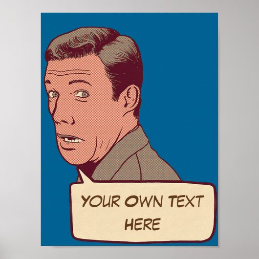 Aangepaste retro poster (Voorkant)