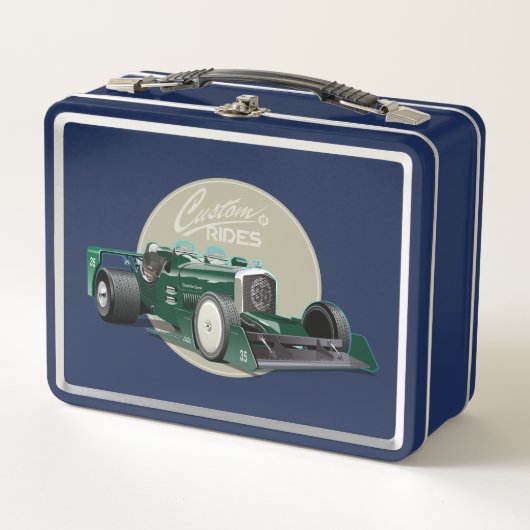 Aangepaste retro race auto concept (Voorkant)