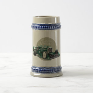 Aangepaste retro race auto concept bierpul
