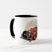 Aangepaste retro race auto concept mok (Voorkant links)