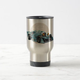 Aangepaste retro race auto concept reisbeker