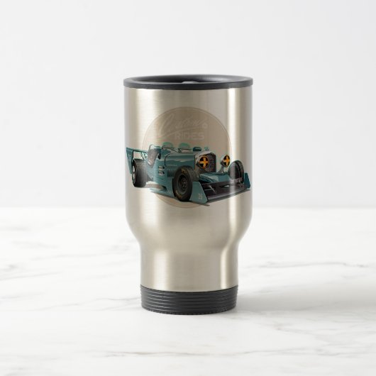 Aangepaste retro race auto concept reisbeker (Center)