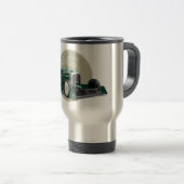 Aangepaste retro race auto concept reisbeker (Voorkant rechts)