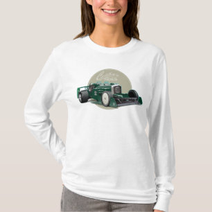 Aangepaste retro race auto concept t-shirt