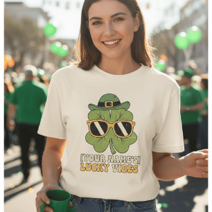 Aangepaste Retro St. Patrick's Day T-shirt Perso