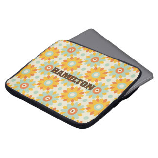 Aangepaste Retro stijl geometrisch patroon Laptop Sleeve