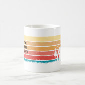 Aangepaste retro Sunset Bichon Frisé Pet Dog Koffiemok (Center)