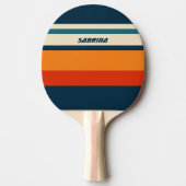 Aangepaste retro tafeltennisbatje (Voorkant)