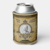 Aangepaste  retro van het sjabloon voor geboorteda blikjeskoeler (Blikje Achterkant)