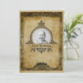 Aangepaste  retro van het sjabloon voor geboorteda kaart (Staand voorkant)