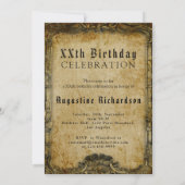 Aangepaste  retro van het sjabloon voor geboorteda kaart (Achterkant)