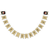 Aangepaste Retro Vinyl Record Bunting Flags Vlaggetjes (Alle)