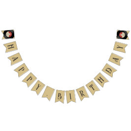 Aangepaste Retro Vinyl Record Bunting Flags Vlaggetjes