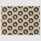 Aangepaste Retro Vinyl Record Tissue Papier (Voorkant)