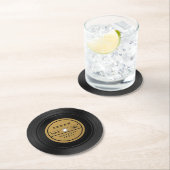 Aangepaste Retro Vinylplaat Papieren Onderzetters (Insitu)