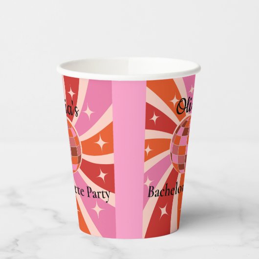 Aangepaste retrocessie Bachelorette Papieren Bekers (Links)