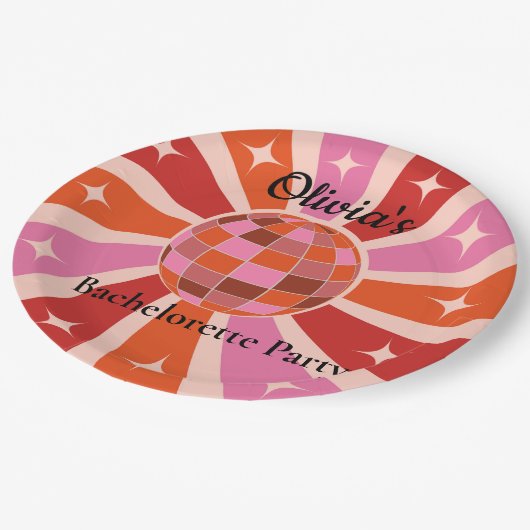 Aangepaste retrocessie Bachelorette Papieren Bordje (Gekanteld)