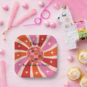 Aangepaste retrocessie Bachelorette Papieren Bordje (Feest)