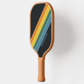 Aangepaste Retrostripes Pickleball Paddle (Links)