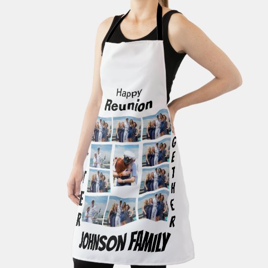 Aangepaste reünie 11 fotocollage schort (Insitu)